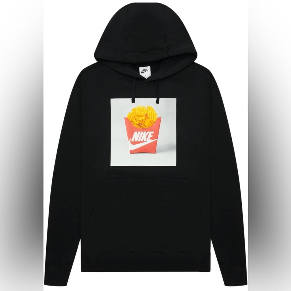 Nike Waffle Fries Graphic Print Pullover Hoodie (Ships Immediately)